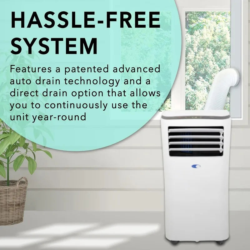 Whynter ARC-102CS Compact Size 10,000 BTU (7,000 BTU SACC) Portable Air Conditioner, Dehumidifier, and Fan with Activated Carbon
