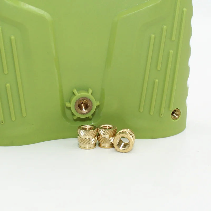 Brass Threaded Insert Nut Kit M2 M2.5 M3 M4 M5 M6 M8 Hot Melt Heat Knurled Embed Injection Copper Insertnut for 3D Print Plastic