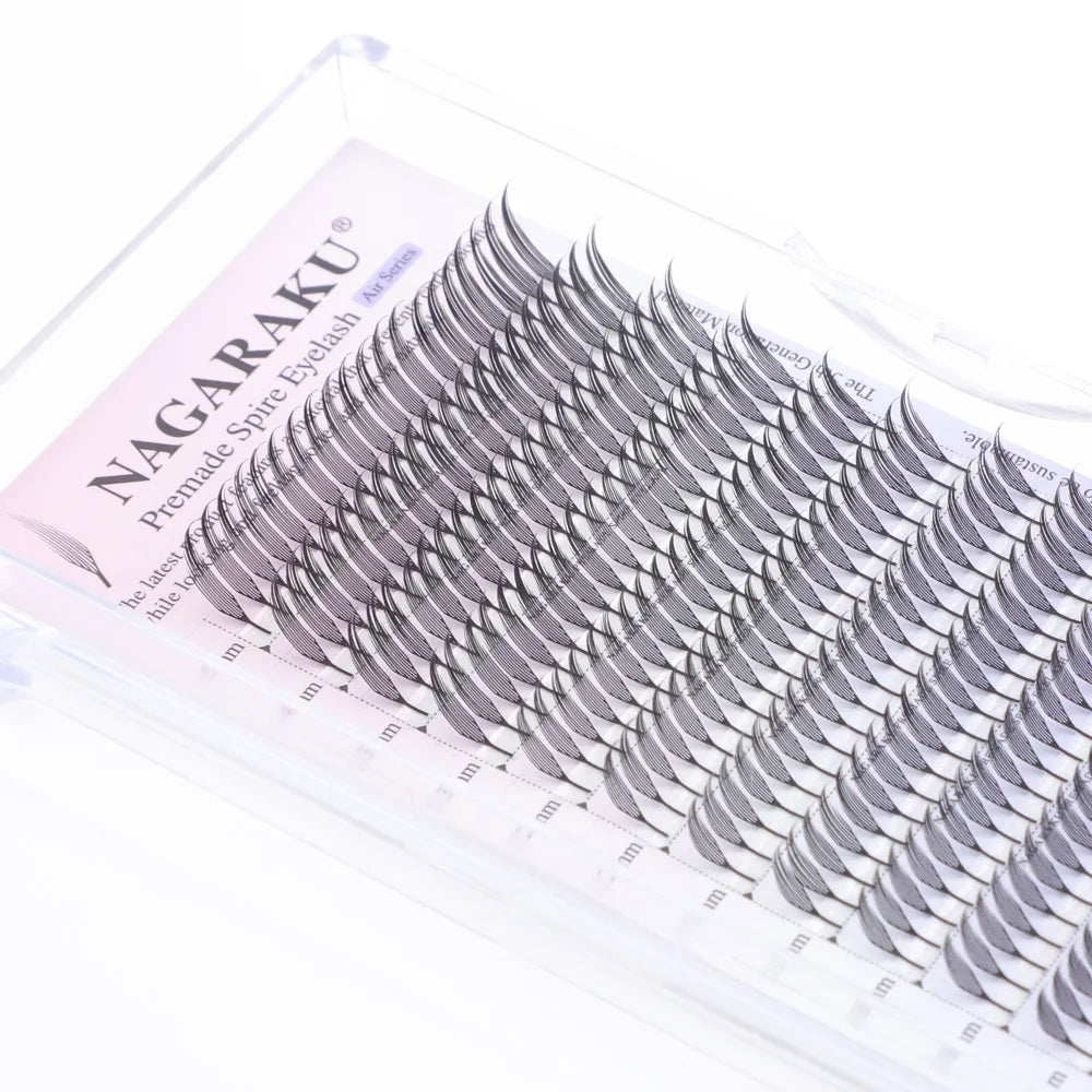 NAGARAKU Premade Spire Fairy Wings Eyelash Anime Effect Soft Plume Fluttering Eyelash Extensions Comic
