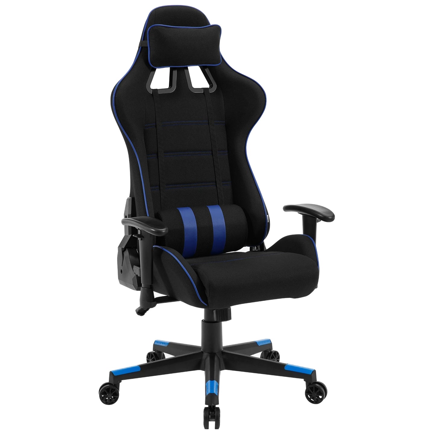 WOLTU Height Adjustable Ergonomic Office Gaming Chair Computer Armchair with Headrest Lumbar Cushion Tilt Function Backrest