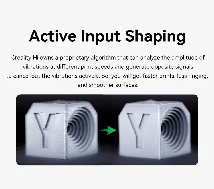 Creality Hi 3D Printer Core XZ Motion 500mm/S Speed Metal Build Printer Auto Leveling Direct Drive Extruder Multi-color printing