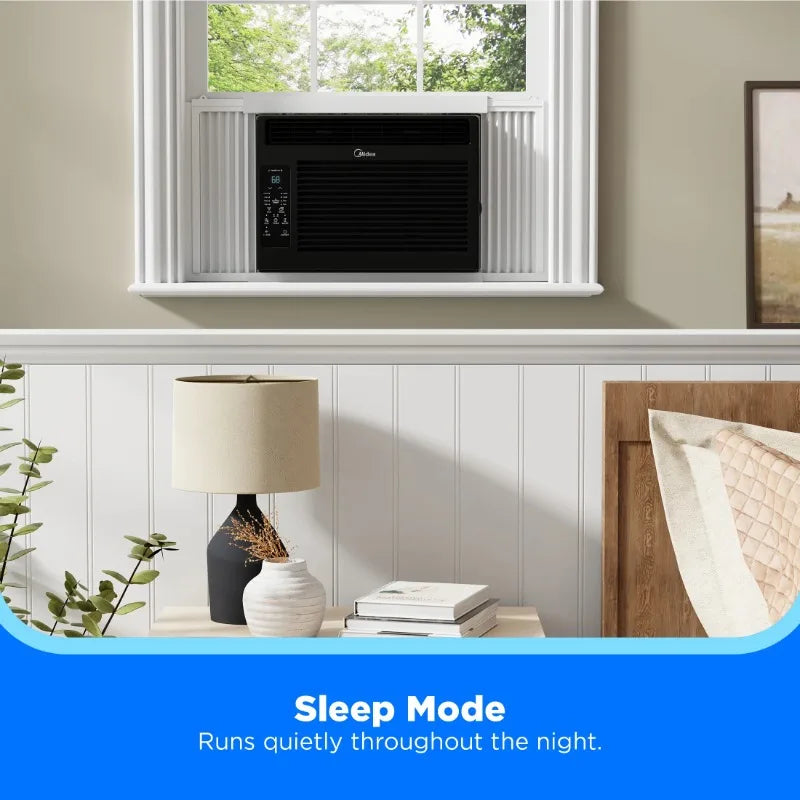 Midea 5,000 BTU Window Air Conditioner, 150 Sq. Ft., White, New