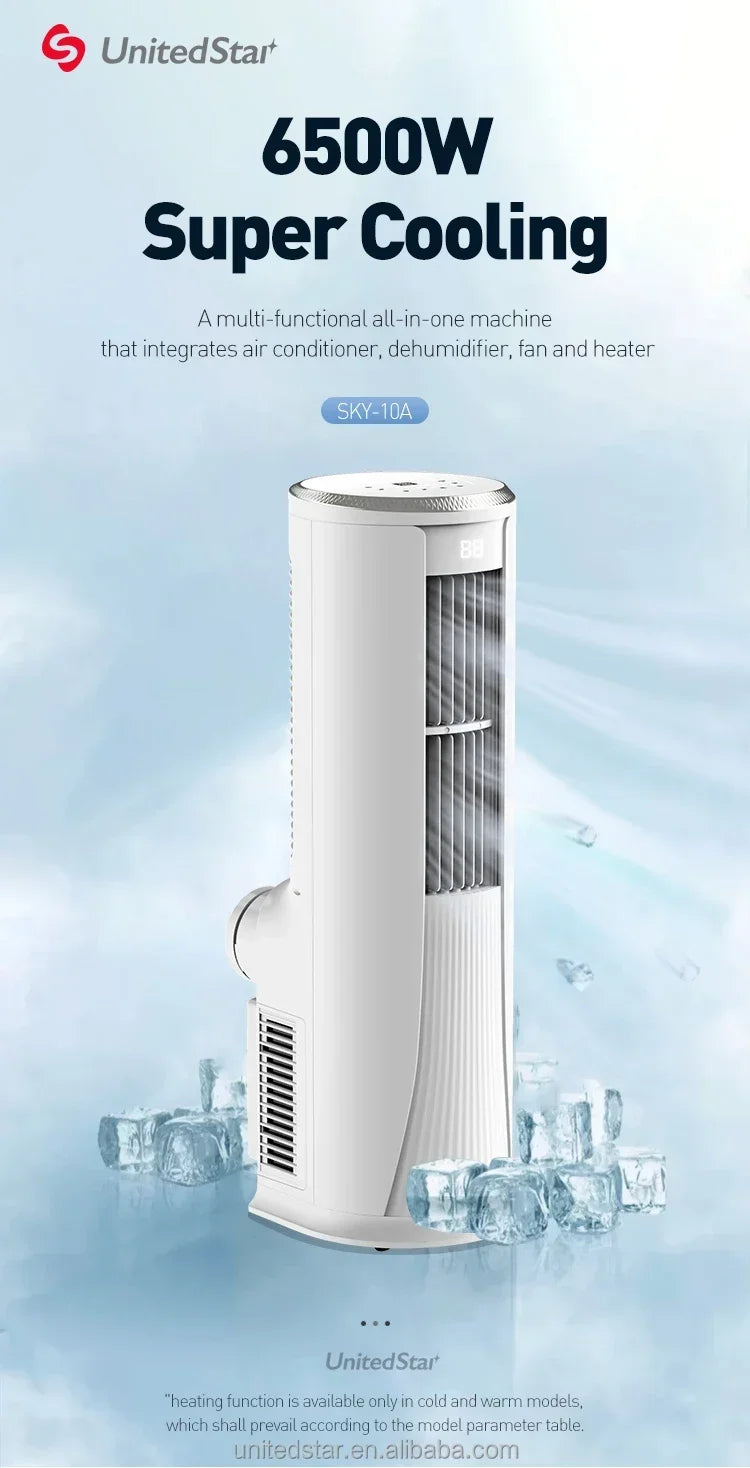 16000btu 18000btu Electric Standing Portable Mobile Home Air Conditioner Conditioning with Cooling Function