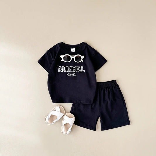 2024 2PCS Baby Clothes Infant Top Bottom Set Baby Boys Girls Casual Sports Baby Outfit Set Newborn Baby Clothes