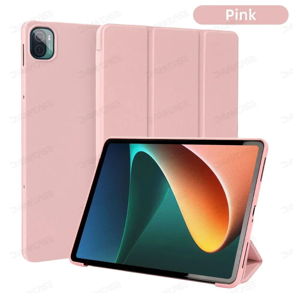 Tablet Cases for Xiaomi Mi Pad 5/6 5 6 Pro 11in 7 7pro 11.2 For 2024 6S Pro 12.4in Support Magnetic Charging Funda Tablet Cases