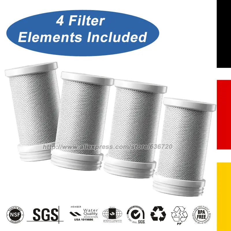 Faucet Mount Water Filter,with UV Light and LED Display Tap Water Purifier, Reduces Lead Chlorine Heavy Metals