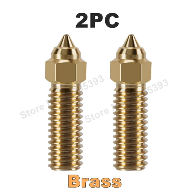 For Ender 3 V3 KE Nozzle Brass Plated Copper Hardened Steel High Speed 3D Printer Nozzles For Creality K1 / K1 Max / CR-M4
