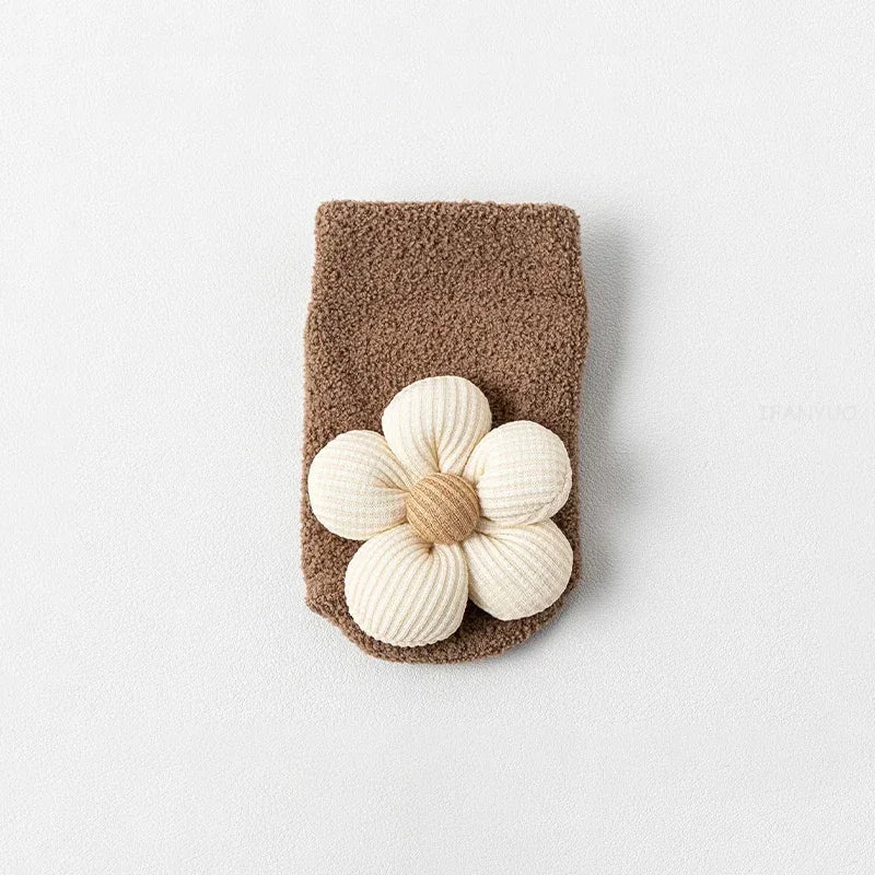 Cartoon Bear Rabbit Newborn Infant Warm Socks Autumn Winter Thickened Boys Girls Kids Sleep Socken Cute Baby Children Floor Sock