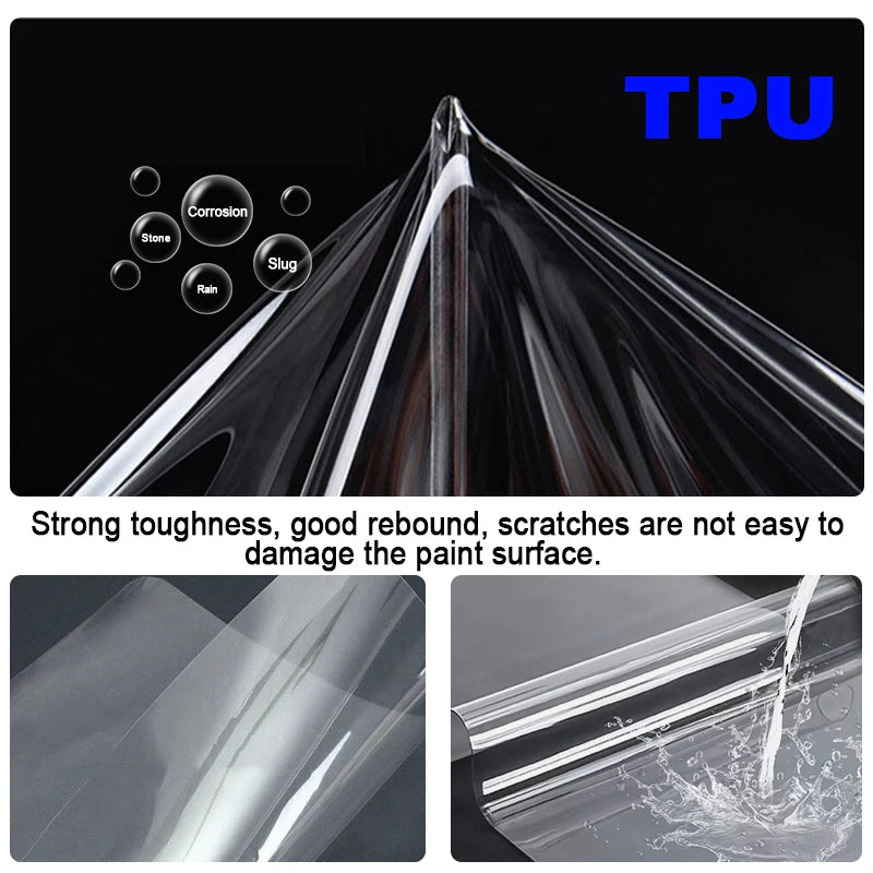 Paint Protection Film for Toyota Tacoma 2016-2023 TPU Pre-Cut PPF Kit Decal Clear Sticker Accessories Transparent Car Styling