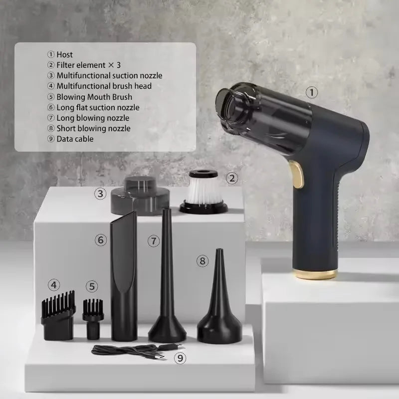 Xiaomi MIJIA Car Vacuum Cleaner 9in1 Portable Wireless Car Vacuum Cleaner Handheld Home Car Dual Use Vacuum Cleane
