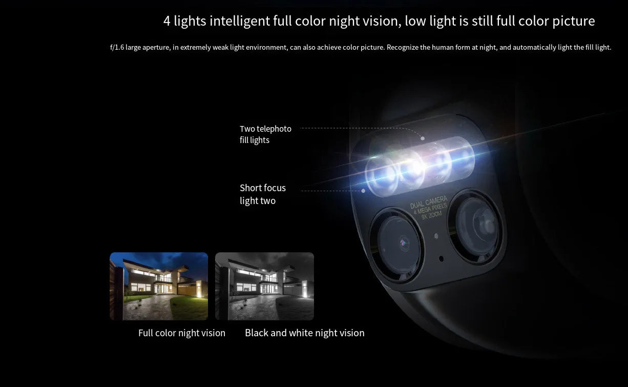 Xiaomi Mijia APP Outdoor Camera CW700S 2.5K 9x zoom IP66 Waterproof Security Cam PTZ Full Color Night Vision Al Human Detection
