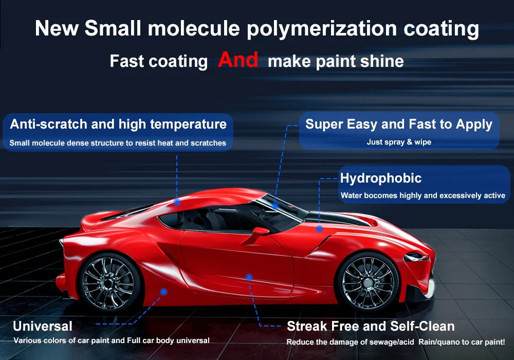Car Ceramic Nano Coating Liquid Coatin Nano Crystal Hydrophobic Layer Anti-Scratches Car Wax Coating Car Polishing Coating