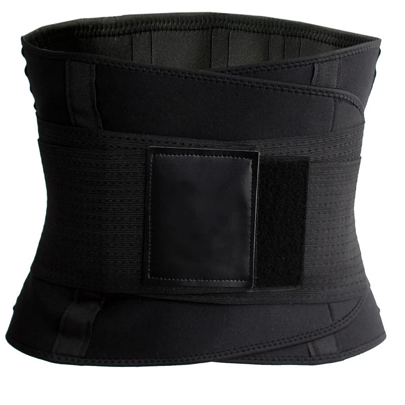Waist Cincher Trimmer Men Waist Trainer Belt Back Support Wrap Fitness Gym Body Shaper Belt Slimming Belly Corset Workout Girdle