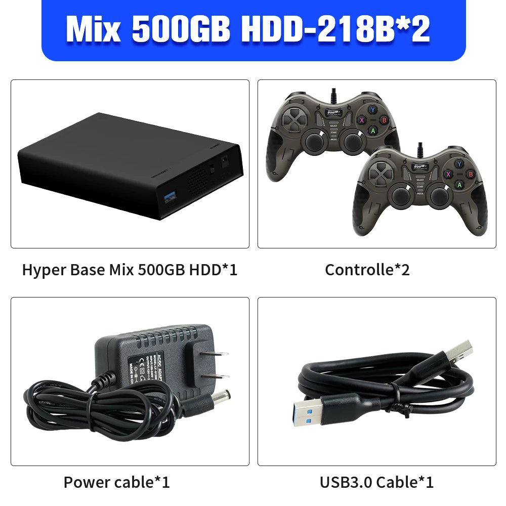 Game Hard Drive&Game Consoles With 38000+ Games For Xbox/PS3/PS2/Gamecube/Wii/Wiiu/Saturn Emulator Consoles Plug&Play For WIN PC
