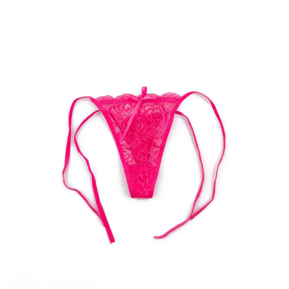 Sexy G-string Thongs Women Panties Floral Sheer Underwear Soft Lingerie Briefs Lace Transparent Knickers