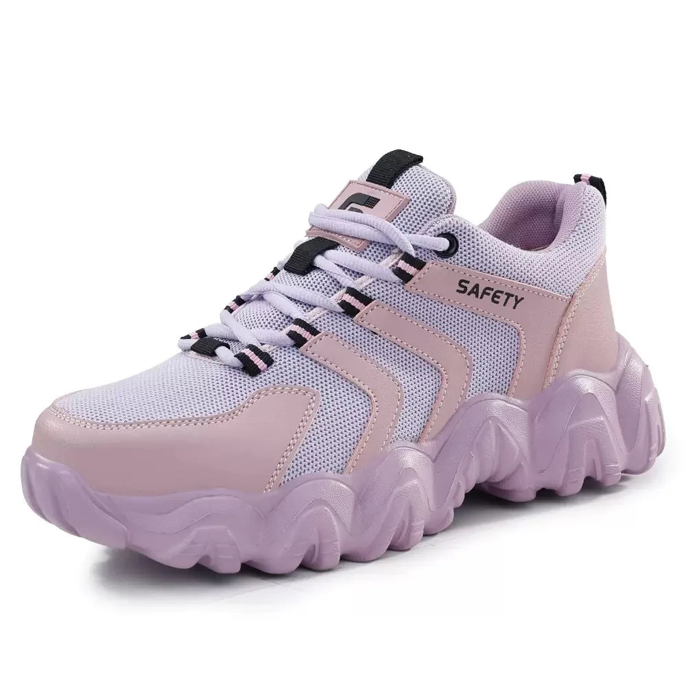 New work shoes for all seasons, lightweight, anti smashing, anti stab, anti slip, construction site safety protection shoes