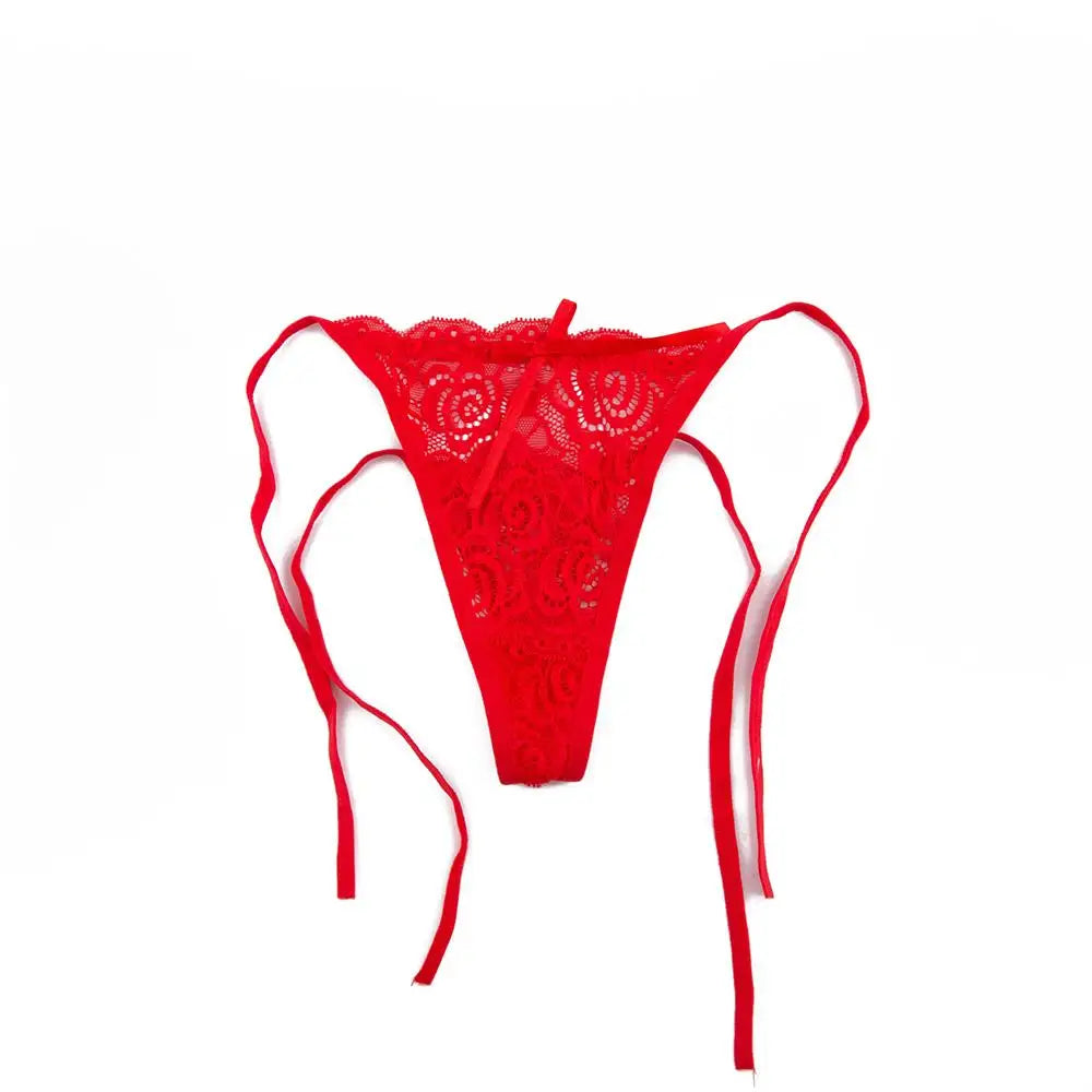 Sexy G-string Thongs Women Panties Floral Sheer Underwear Soft Lingerie Briefs Lace Transparent Knickers