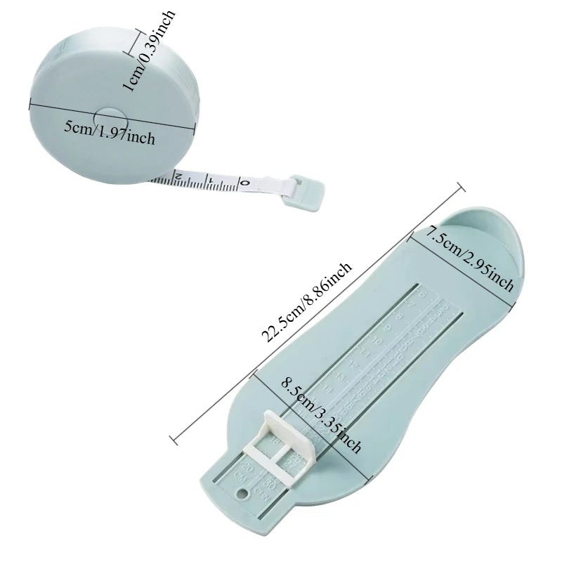 Baby Foot Ruler Kids Foot Length Measuring Device Children Shoes Calculator For Toddler Infant Shoes Fittings Gauge Tools