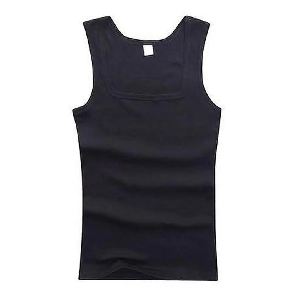 Male Clothes Tank Tops 100% Pure Cotton Sleeveless Fitness T-shirt