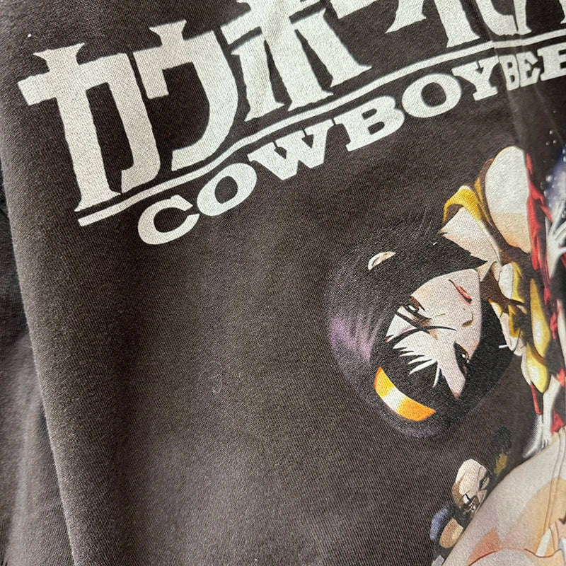 25SS Saint Cartoon Style Female Warrior Graphic T Shirts Street Fashion Men Short Sleeve