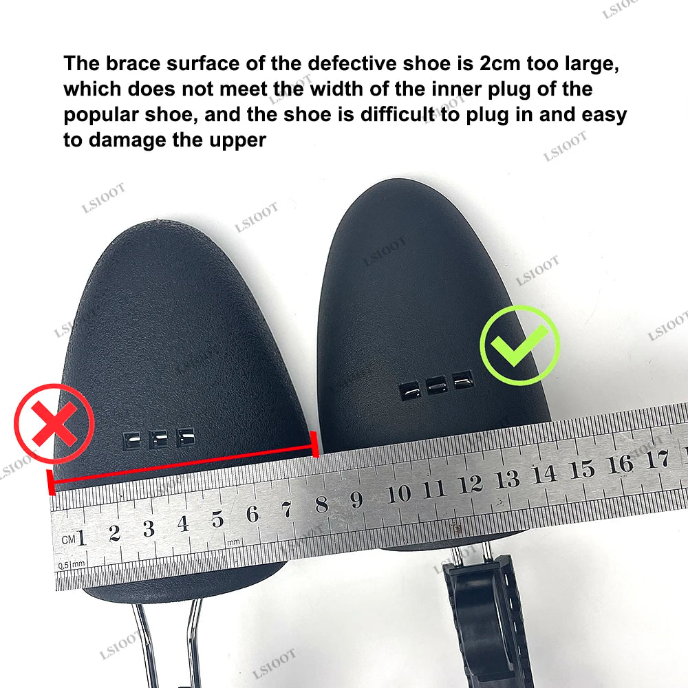 LSIOOT Plastic Shoe Stretcher Men Adjustable Shoe Trees for Men Portable Shoe Tree Shaper Stretchers Holder