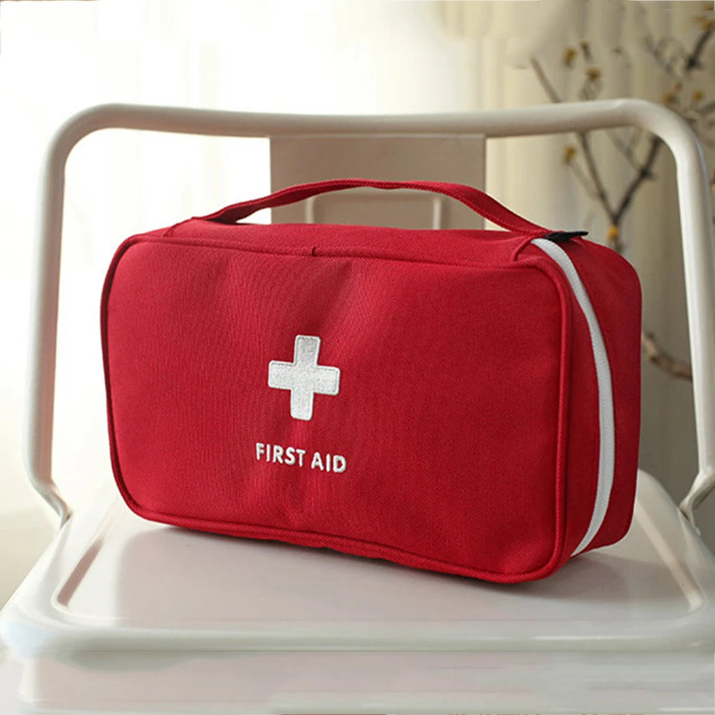 Home Medicine Bag Portable Travel First Aid Kit Medical Emergency Kit Organizer Outdoor Medicine Pill Storage Carrying Case Bag