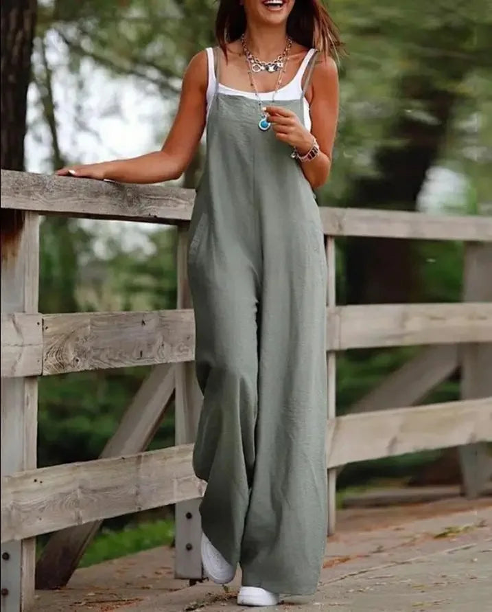 Oversized S-5XL Women Loose Overalls