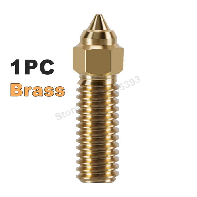 For Ender 3 V3 KE Nozzle Brass Plated Copper Hardened Steel High Speed 3D Printer Nozzles For Creality K1 / K1 Max / CR-M4