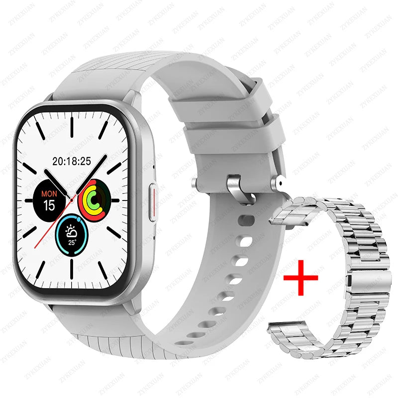 2024 New For Xiaomi Huawei Samsung Smart Watch Men Women Heart Rate Blood Pressure Fitness Tracker Bluetooth Call Smartwatch Man