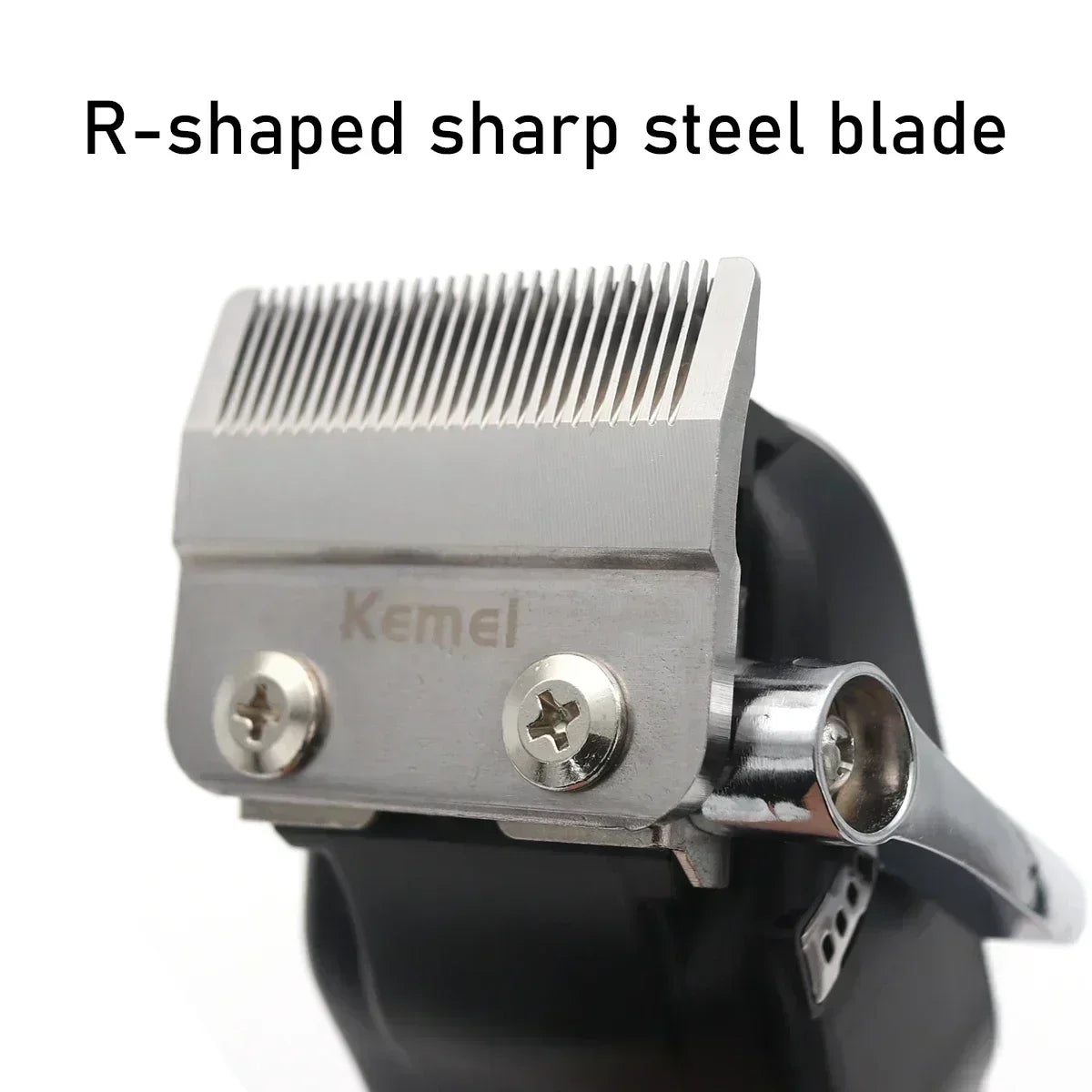 KEMEI Km-1550 Professional Hair Clipper for Men LED Display Low Noise Cordless USB Interface Hair Cutting Machine Hair Trimmer