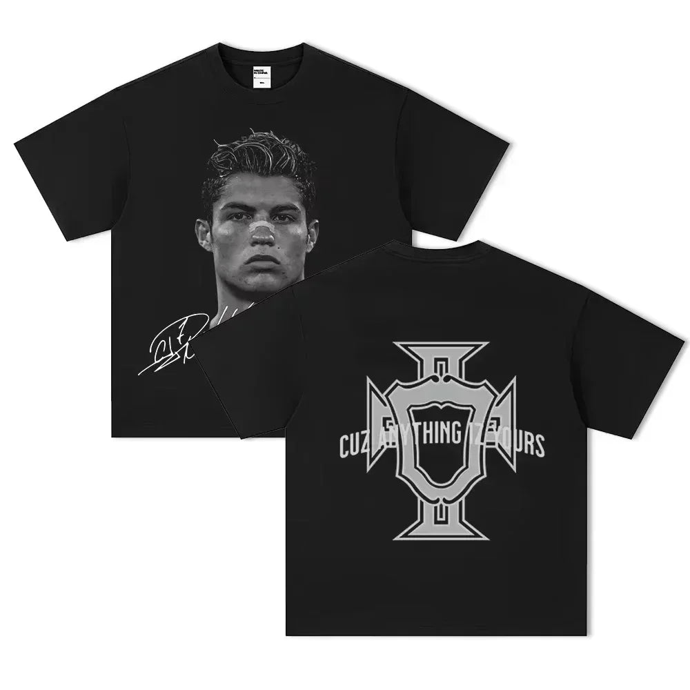 Arrival Mens Clothes Tee Shirt Graphic T-Shirts Men Tshirt for Men Cristiano Ronaldo Neymar Football Superstar Printed 70247