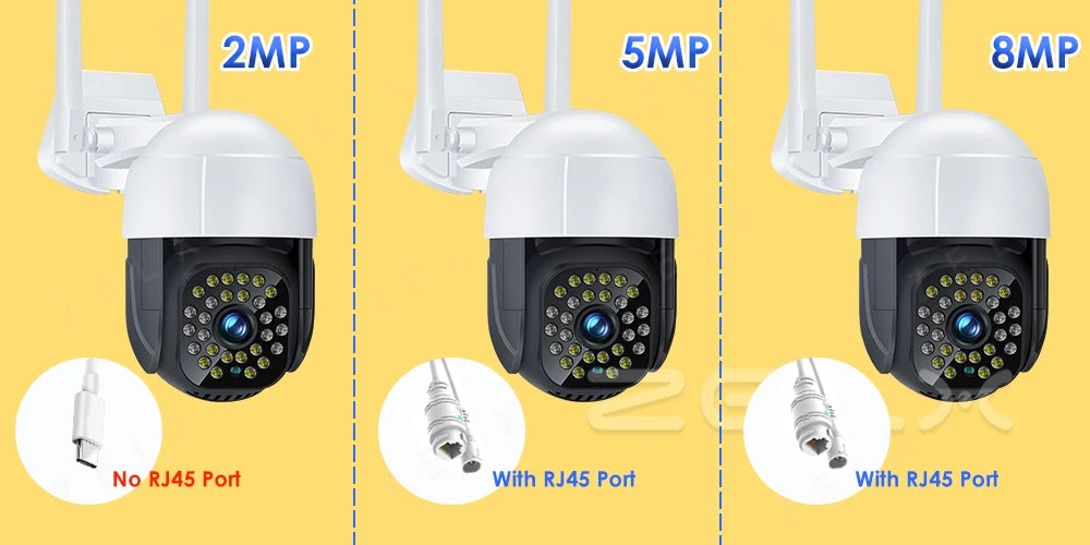 4K IP Camera WiFi 8MP Outdoor Speed Dome Auto Tracking PTZ Cam H.265 1080P Wireless Security Webcam Video Surveillance P2P iCsee