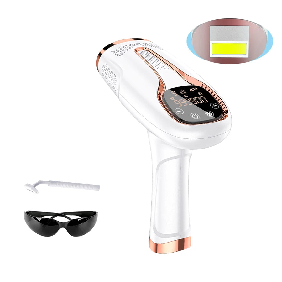 Upgraded Laser Hair Removal Cooling 3in1 At-Home Rejuvenation Acne Remove Painless Permanent Hair Remove for Women IPL Epilator