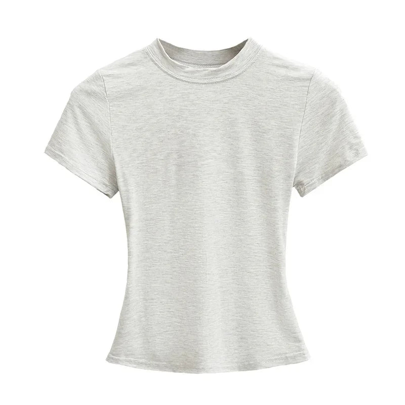 High Quality Casual T shirt Slim Short Sleeves