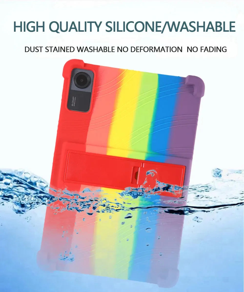 For Xiaomi RedMi Pad SE 11 inch 2023 Kids Case Tablet Shockproof Cover for RedMi Pad SE 11''Soft Silicon Stand Protective Shell