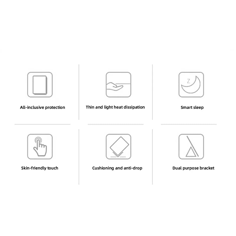 Tablet Cases for Xiaomi Mi Pad 5/6 5 6 Pro 11in 7 7pro 11.2 For 2024 6S Pro 12.4in Support Magnetic Charging Funda Tablet Cases