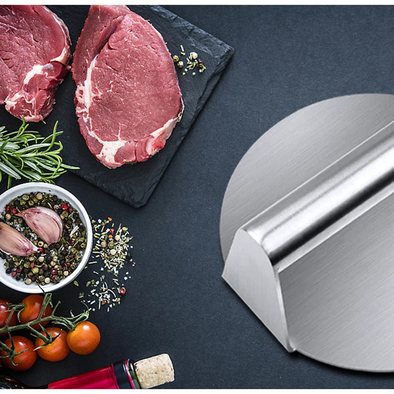Stainless Steel Smash Burger Press Dropshipping Meat Masher Circular Meat Press Mold for Deli Meats Kitchen Accessories