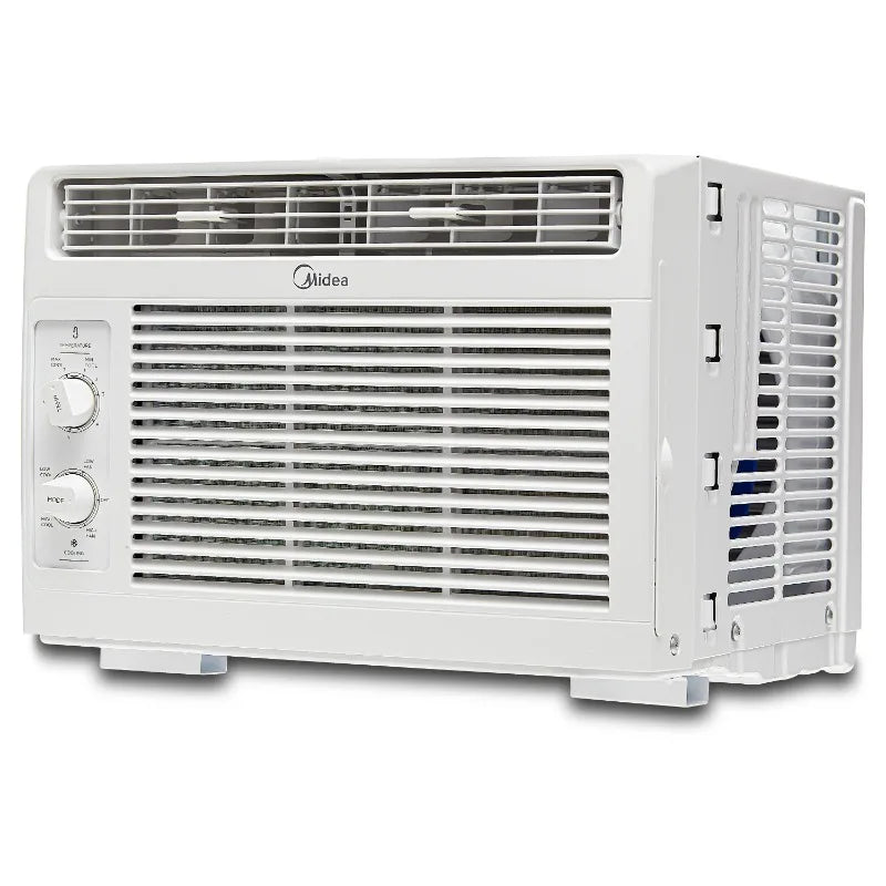 Midea 5,000 BTU 150 Sq ft Mechanical Window Air Conditioner, White, MAW05M1WWT, New