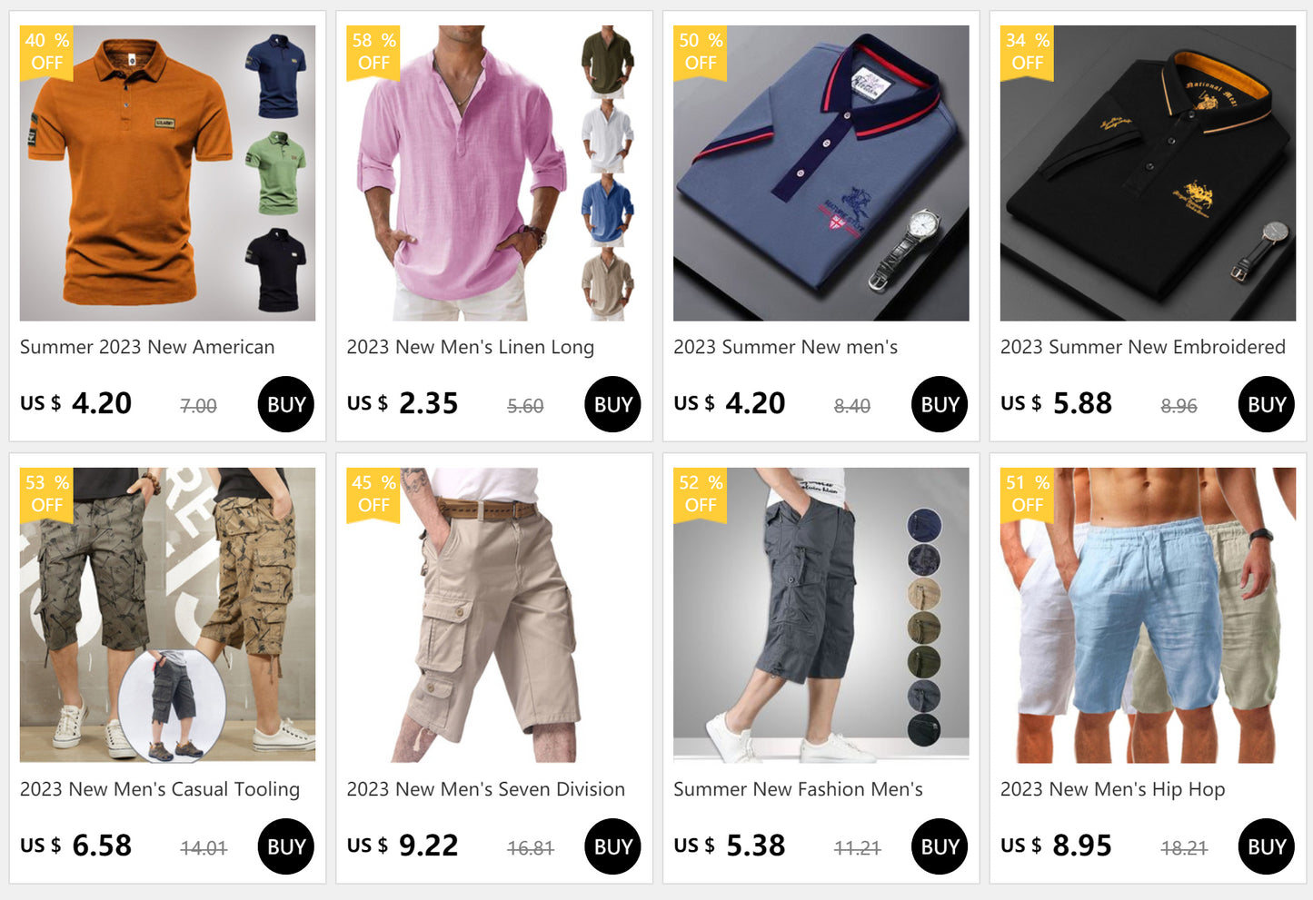 2023 New Men's Linen Long Sleeve T-Shirt Solid Color Loose Casual T-Shirt Long Sleeve Cotton Linen Shirt S-5XL