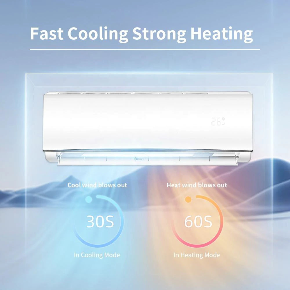 EU Standards Home Use 9000 12000 18000 24000 BTU Wall Mounted OEM 220v Mini Split Inverter Air Conditioner