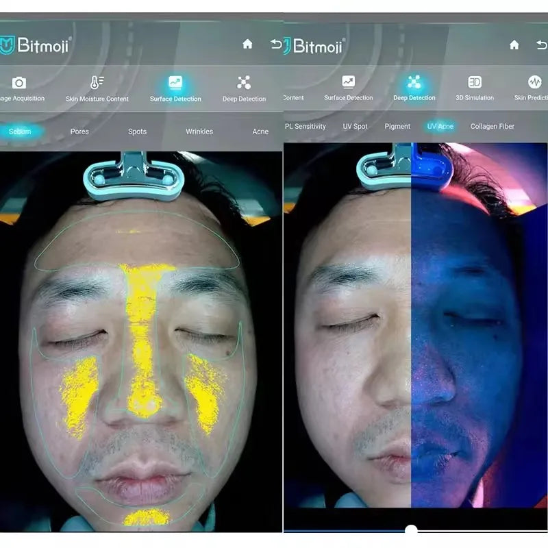 2025 Professional 3D Magic Mirror Skin Analyzer: Advanced Monitor, Detector & Camera for Facial Machines, Perfect for Salon Skin