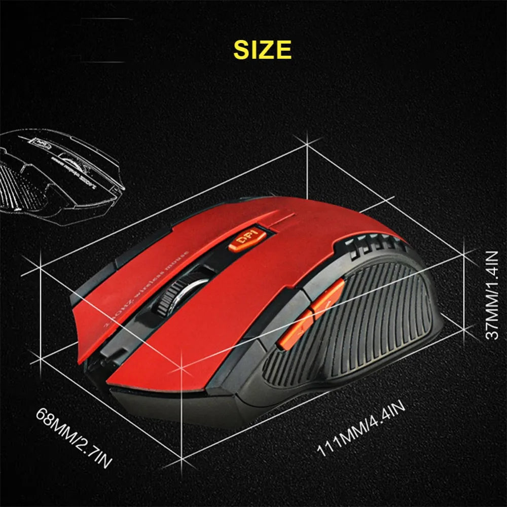 113 Wireless Mouse 2.4GHz Wireless Optical Mouse with USB receiver 6 button Portable wireless mouse for laptops