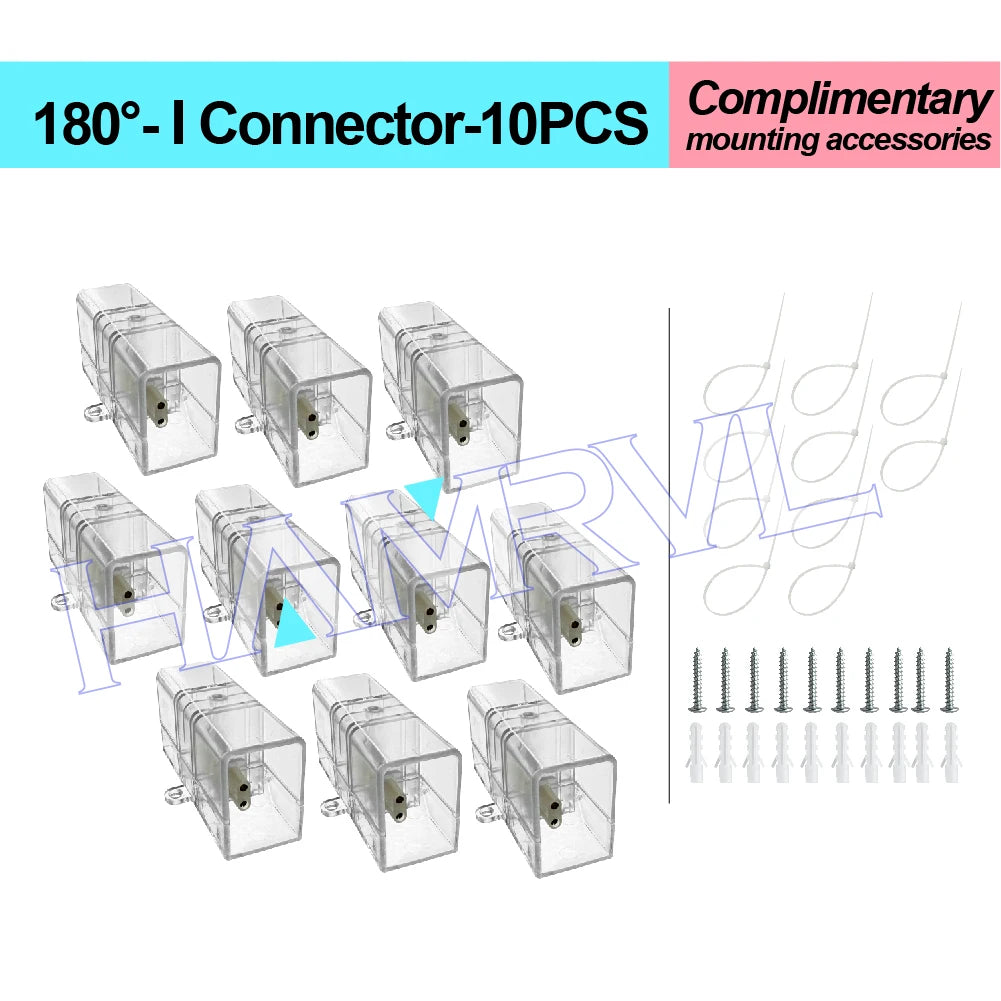 LED Hexagon Connector Cable DIY for Honeycomb Lamp AC110V-240V Barbershop Esports Workshop Garage 4S Car surface Lighting