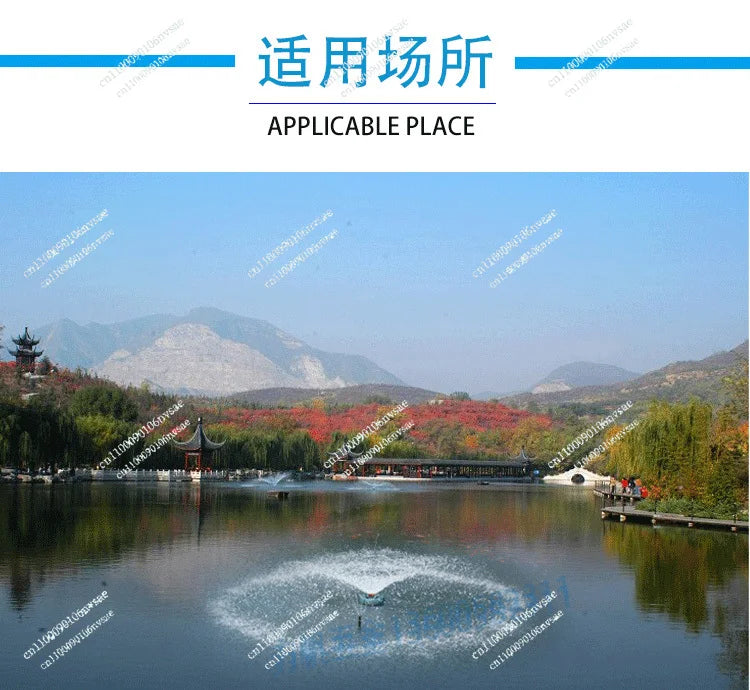 750w Fish Pond Aerator Oxygen Pump Household Breeding Irrigation and Drainage Sprinkler Oxygenated Water Pump