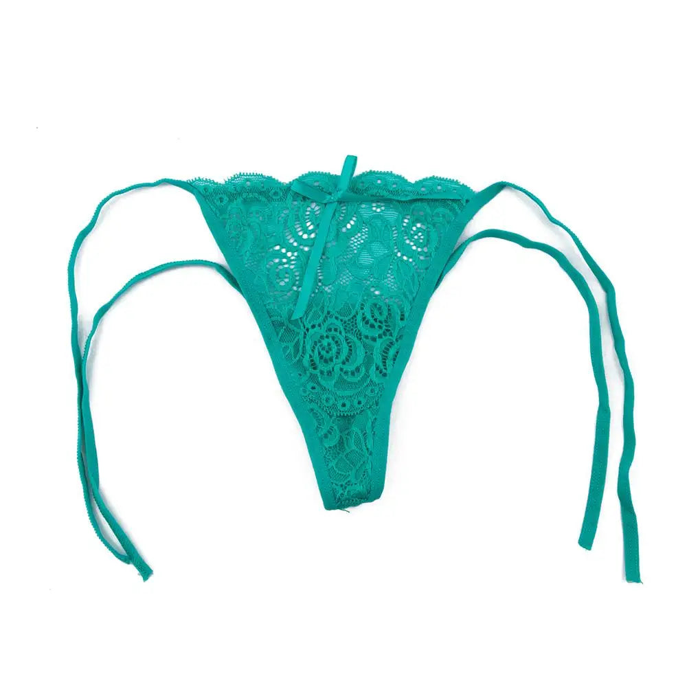 Sexy G-string Thongs Women Panties Floral Sheer Underwear Soft Lingerie Briefs Lace Transparent Knickers