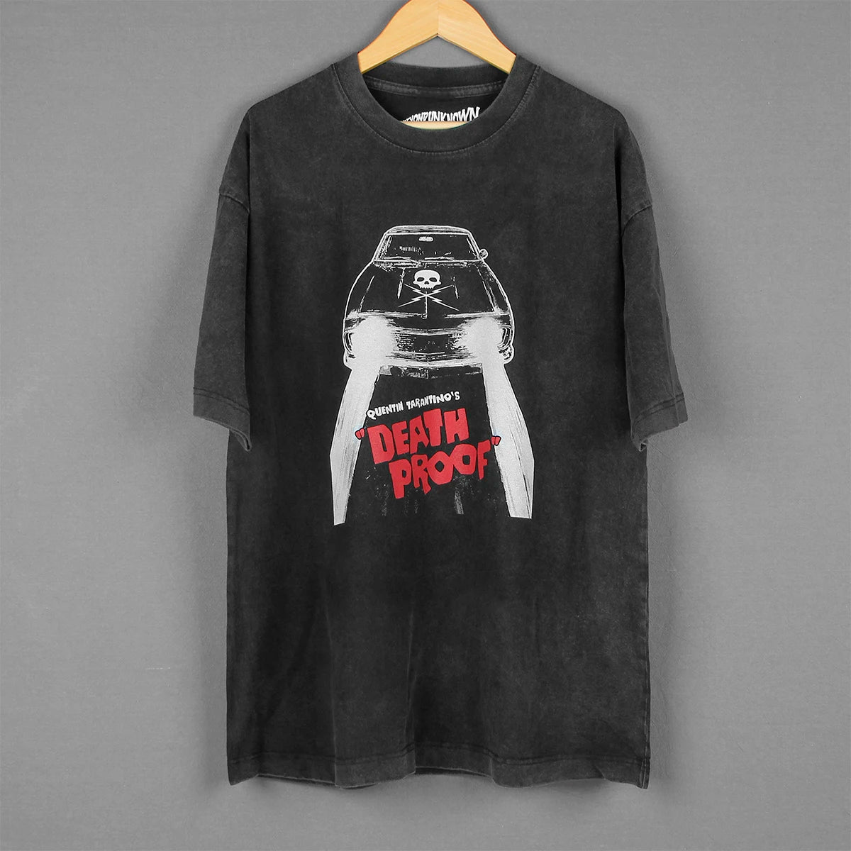 Death Proof T-Shirt Movie Grindhouse Planet Terror From Dusk Till Dawn Quentin Men Summer Washed Long Sleeves Cotton Tee Shirt