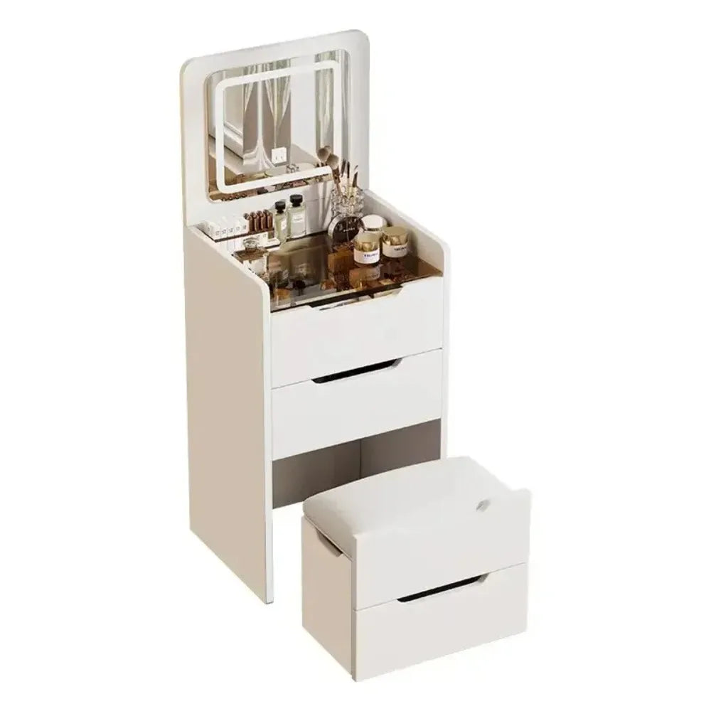 Wholesale Modern Dressing Table Bedroom Furniture White Color Makeup Vanity Makeup Table Vanities with Mirror