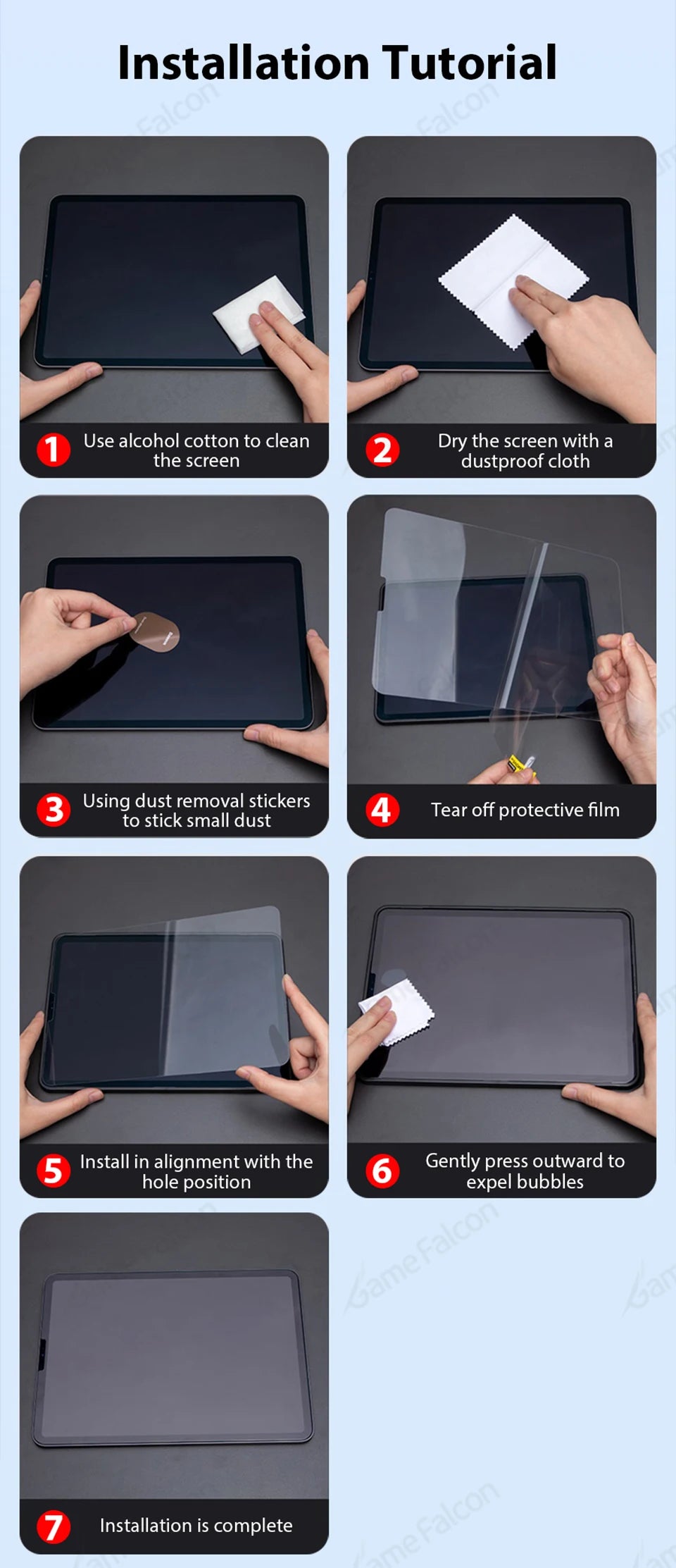 2Pcs Tempered Glass Screen Protector For Ipad Pro 13 12.9 M4 Air 11 M3 M2 5 4 Mini 6 7 9 9th 10 10th Generation A16 Accessories