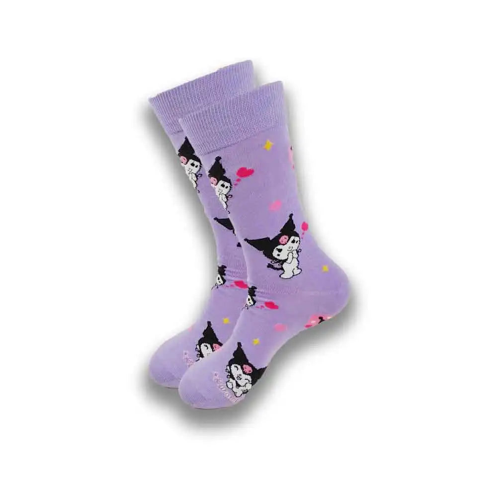 Fashionable design of men's and women's socks in spring and autumn young tube crew socks.
