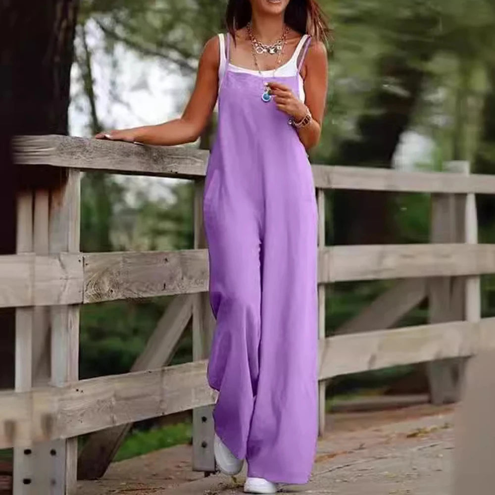 Oversized S-5XL Women Loose Overalls